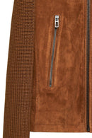 Marcus Men's Brown Suede Leather Jacket | Derimod