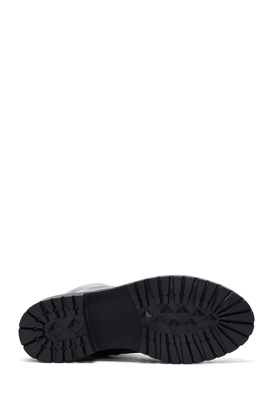Women's Black Zippered Leather Boots