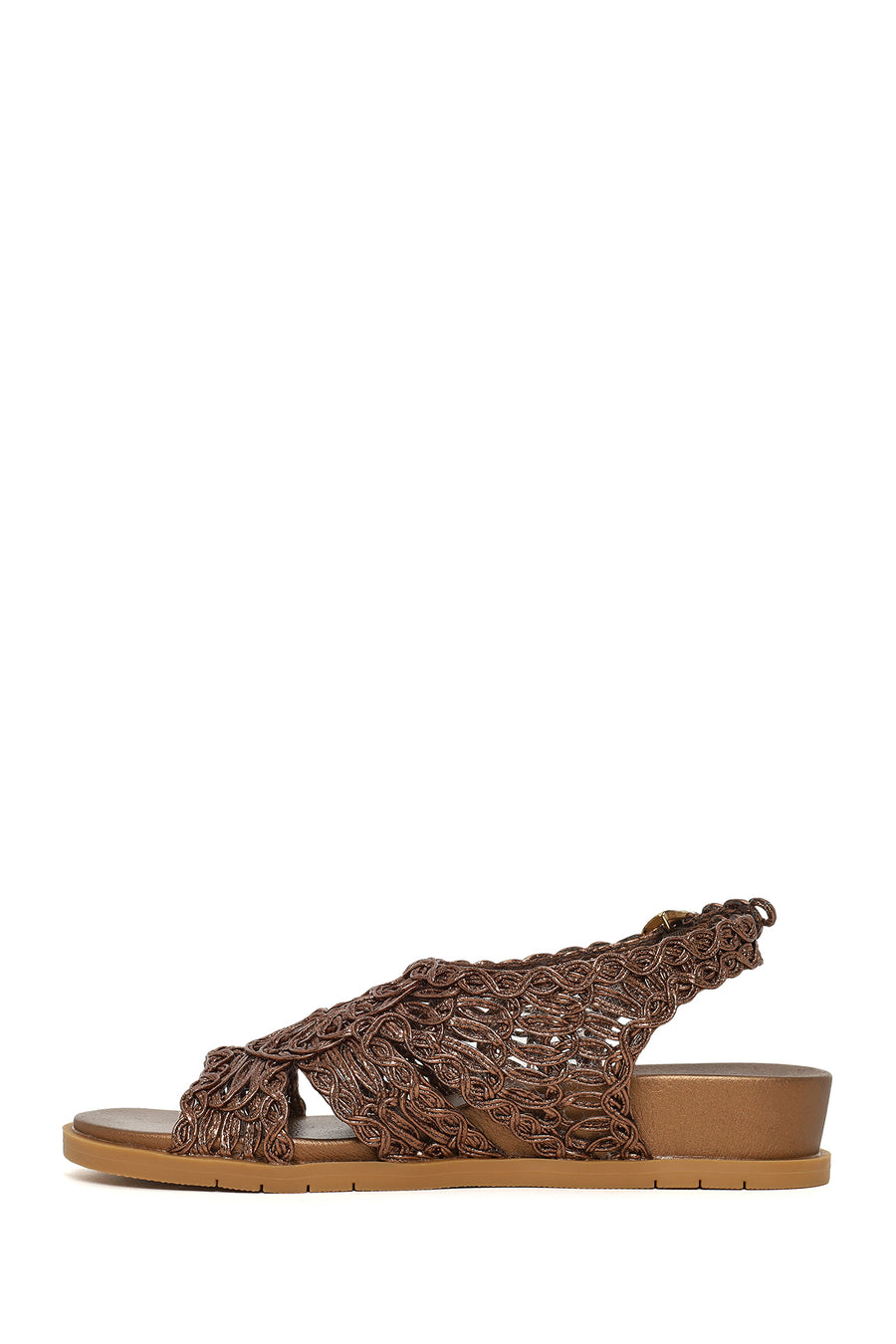 Woman Bronze Metallic Sandal