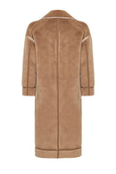 Montana Women's Brown Teddy Coat | Derimod