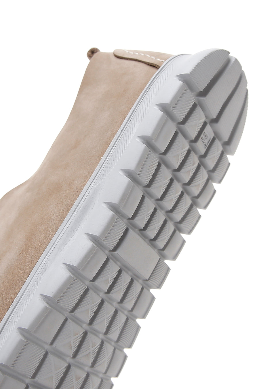 Men's Beige Nubuck Leather Casual Shoes