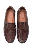 Erkek Deri Kroko Loafer | Derimod