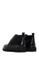 Men's Black Leather Casual Boots | Derimod