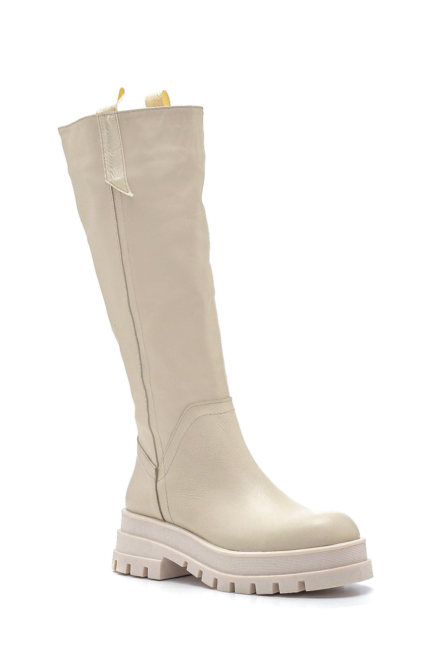 Women's Leather Zippered Boots