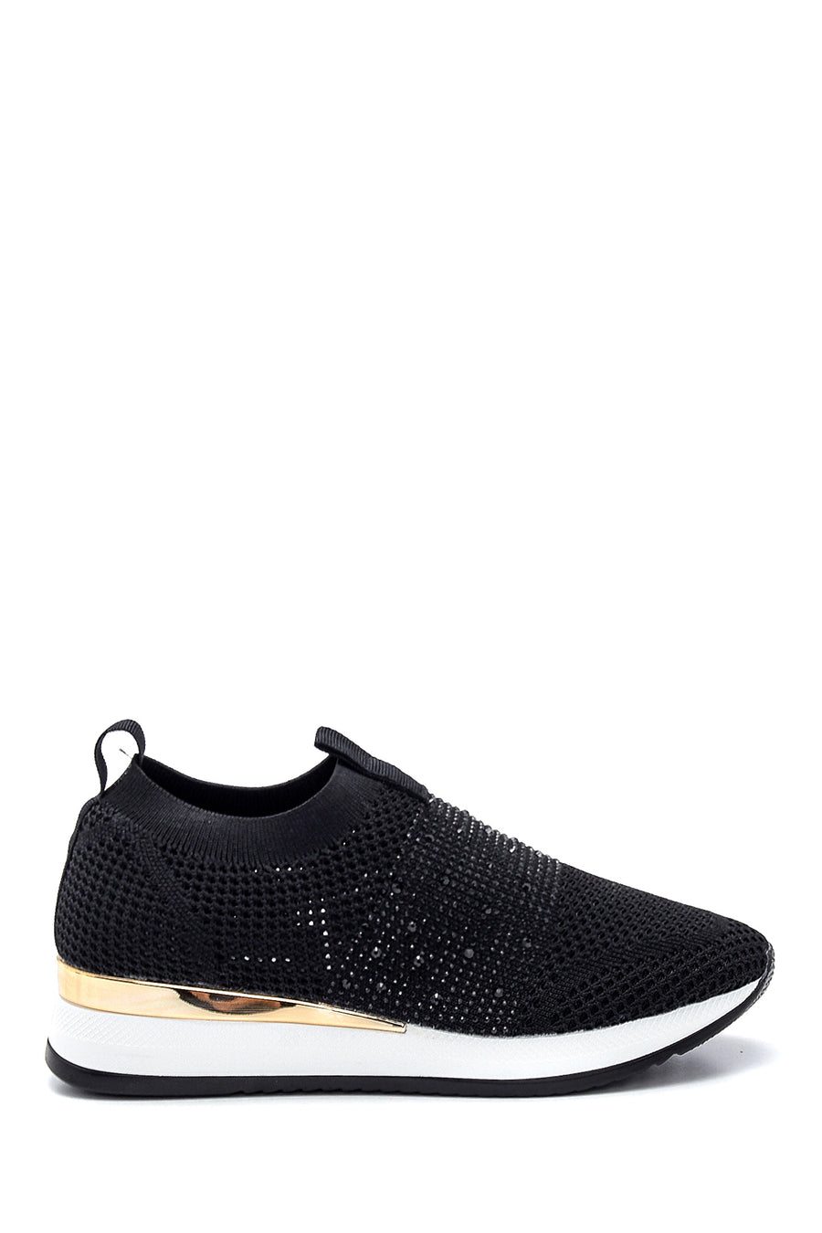 Kadın Siyah Taşlı Sneaker 21WFD430514 | Derimod