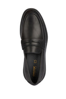 Geox Men's Black Spherica Ec10 Leather Casual Loafer | Derimod