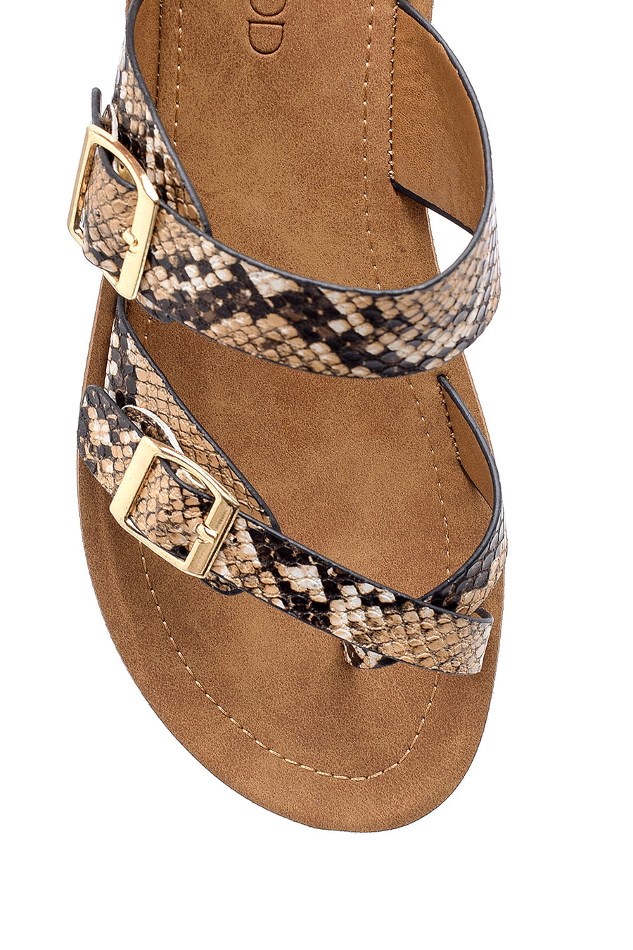 Women's Snakeskin Patterned Slippers