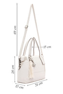 Women's Cream Long Strap Shoulder Bag | Derimod