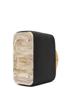 Kadın Siyah Uzun Askılı Mini Kol Çantası | Derimod