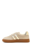 Woman Beige Lace-Up Chunky Sneaker | Derimod