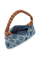 Women's Blue Jean Fabric Shoulder Bag | Derimod