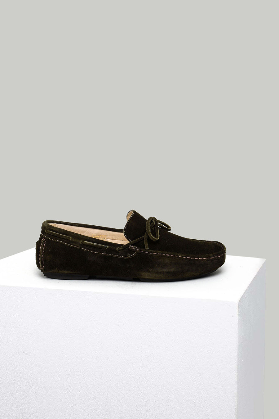 Men's Green Suede Leather Shoes