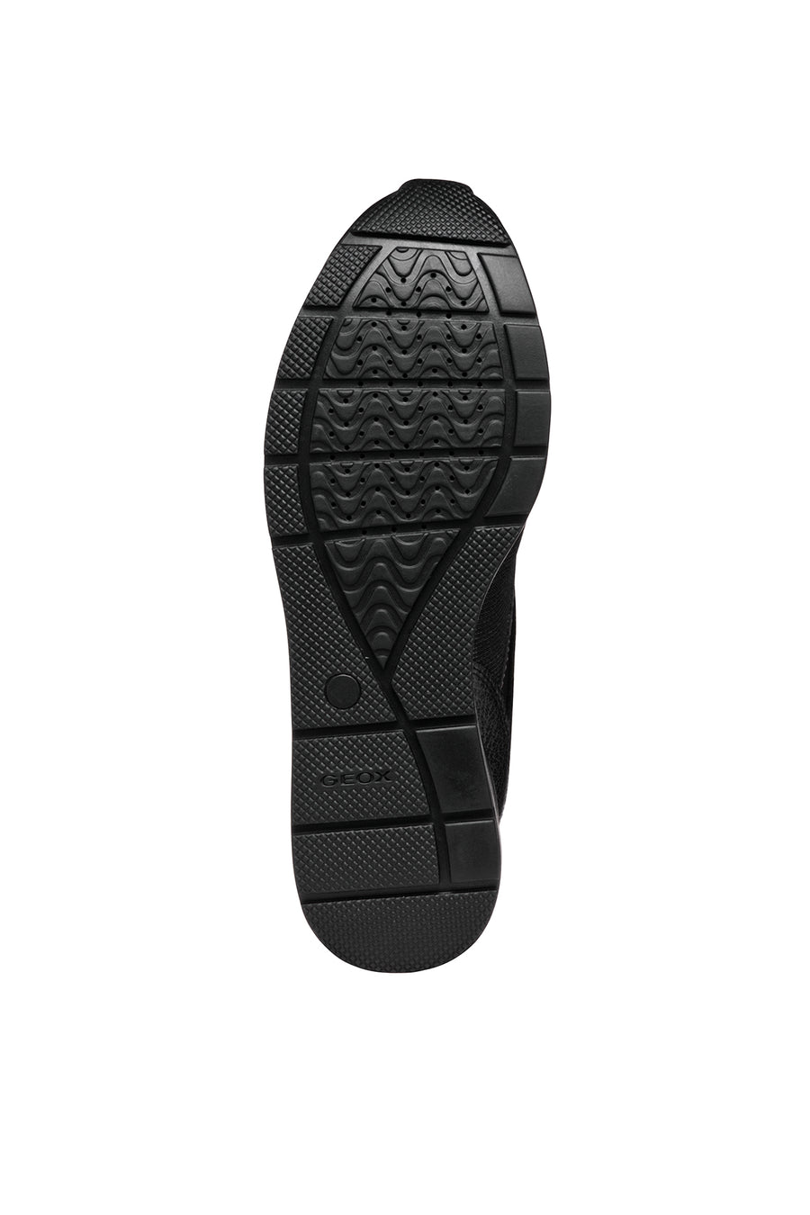 Geox Kadın Siyah D Zosma Bağcıklı Dolgu Topuklu Deri Sneaker