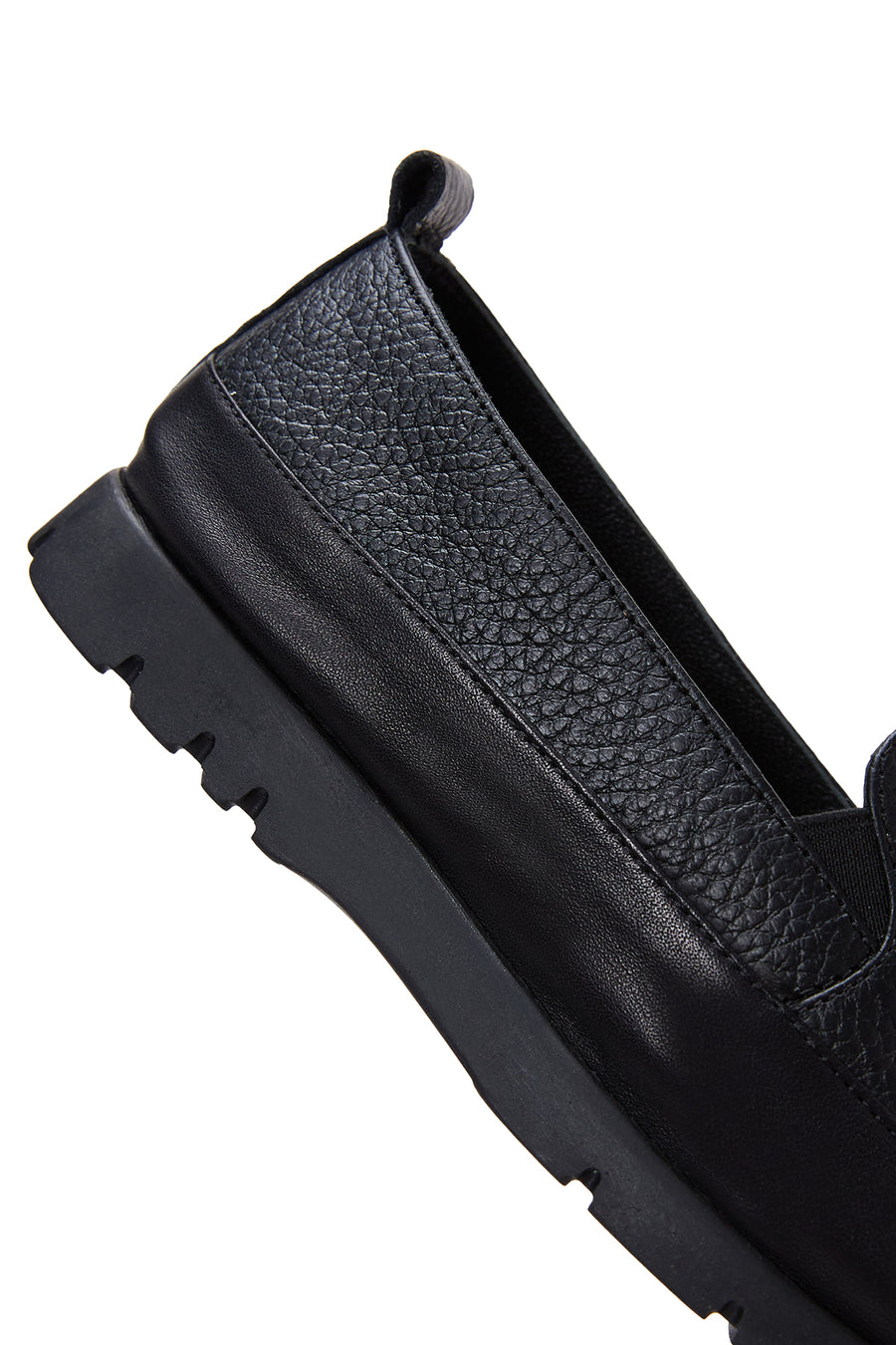 Kadın Siyah Deri Comfort Loafer