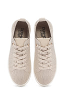 Derimod Zero Women's Beige Stone Thick Soled Sneaker | Derimod