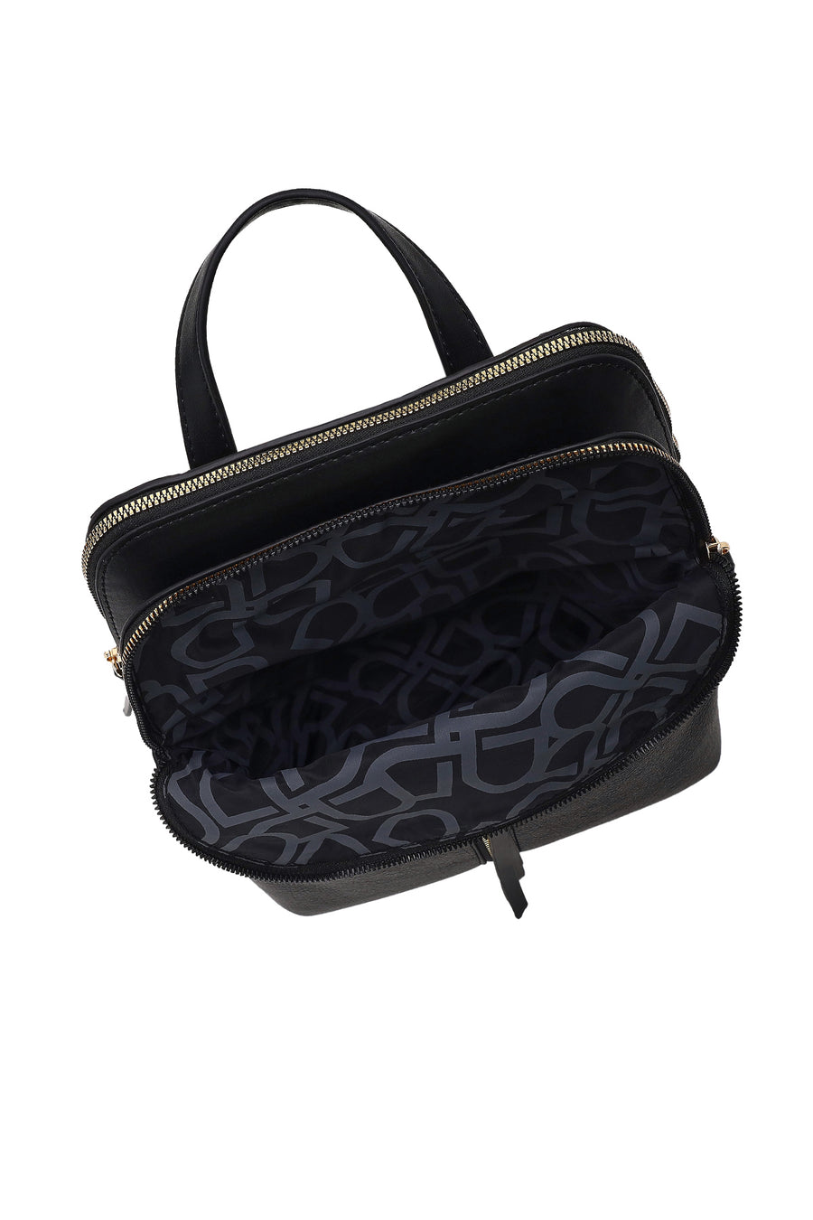 Woman Black Backpack