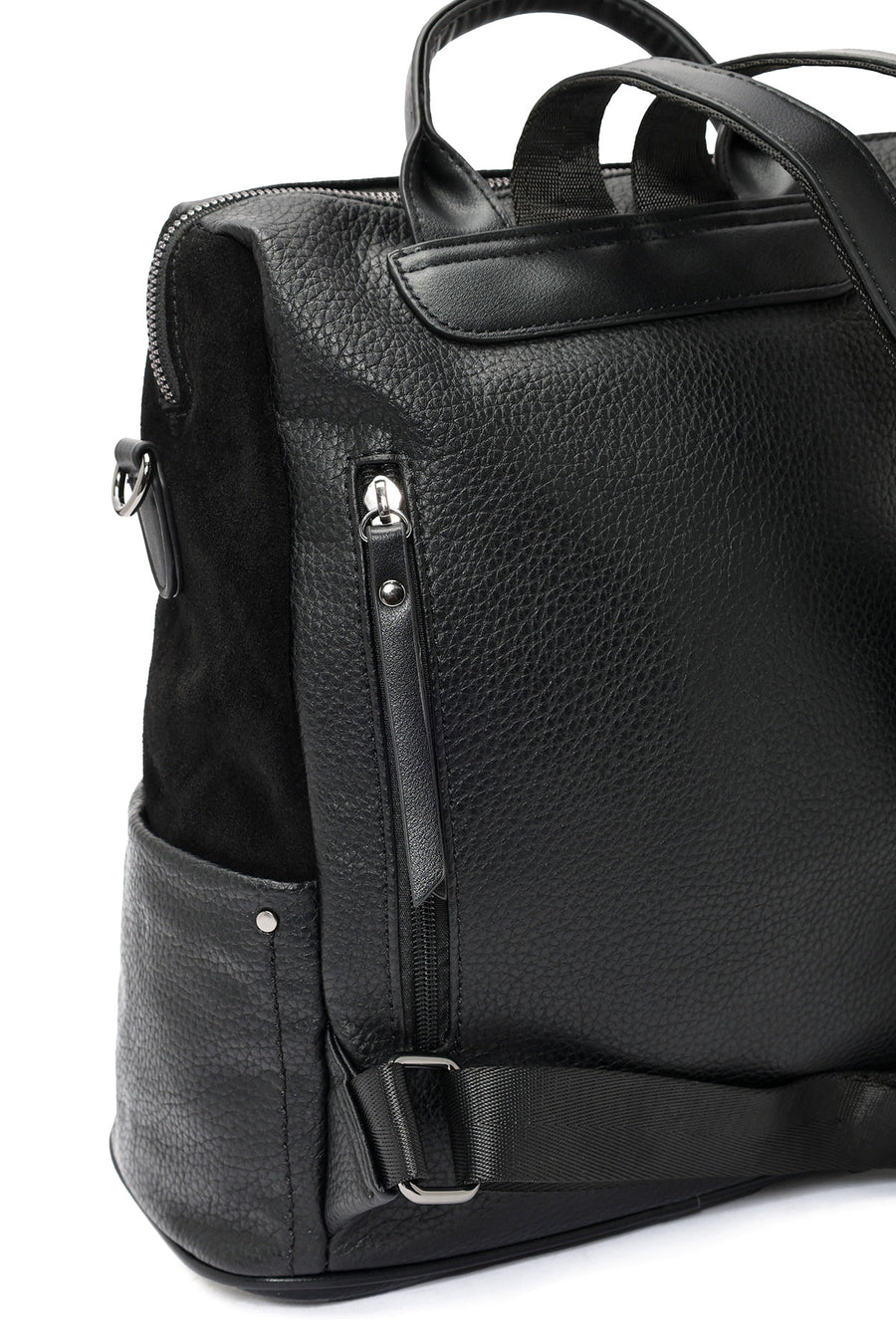 Women's Black Casual Backpack