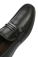 Men's Black Leather Classic Loafer | Derimod