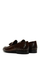 Erkek Deri Örgü Detaylı Klasik Loafer | Derimod