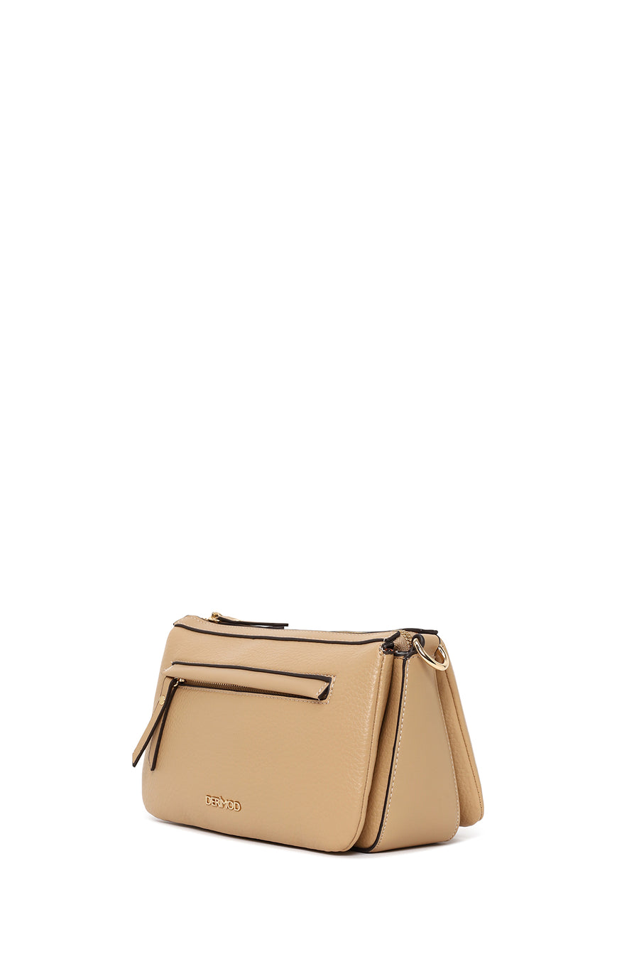Woman Beige Crossbody Bag