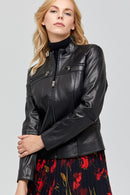 Eva Women's Leather Jacket | Derimod