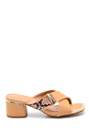 Women's Casual Heeled Slippers | Derimod