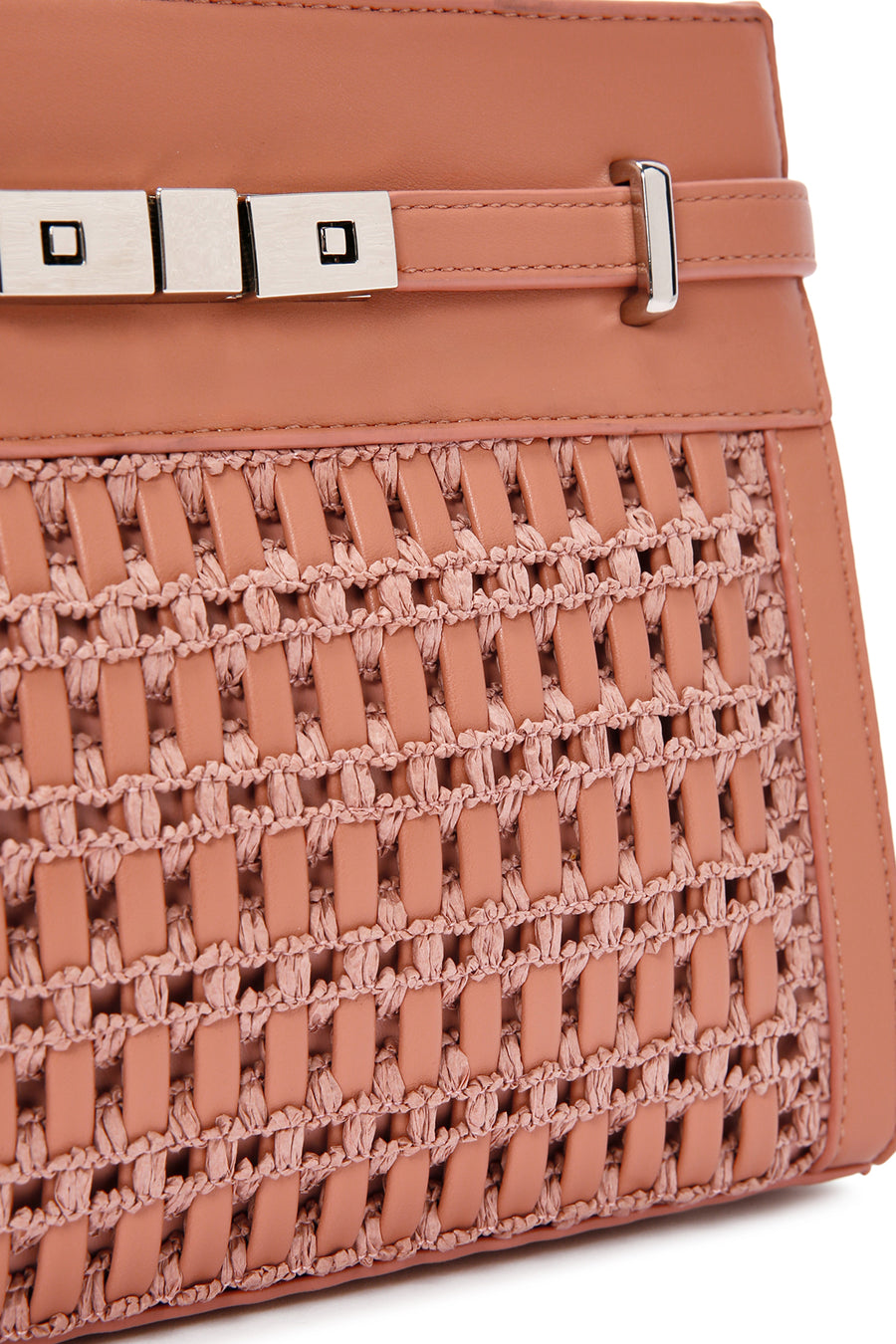 Women's Pink Long Strap Shoulder Bag