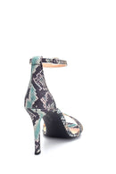 Women's Leather Heeled Sandals | Derimod