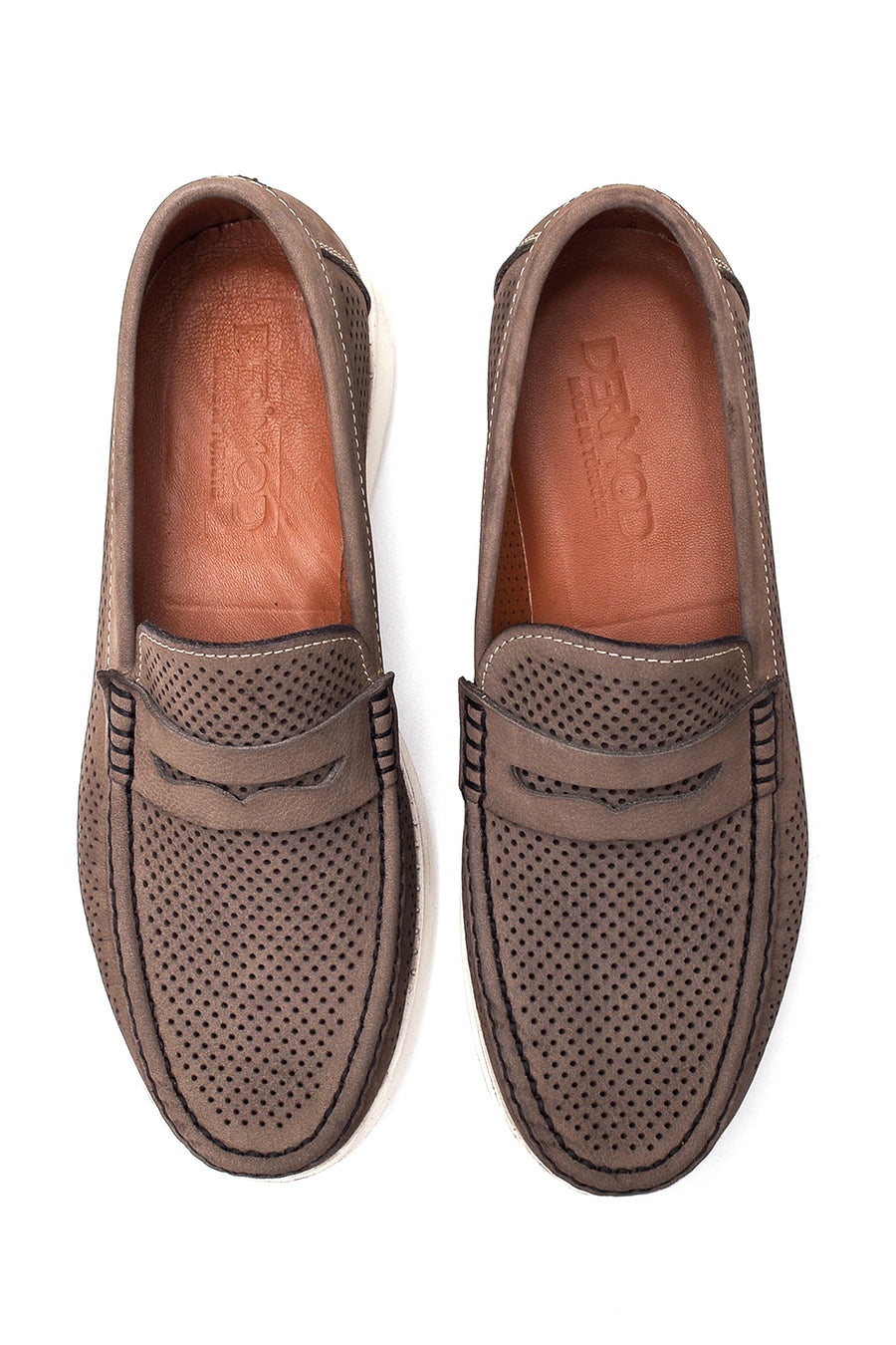 Erkek Deri Nubuk Loafer