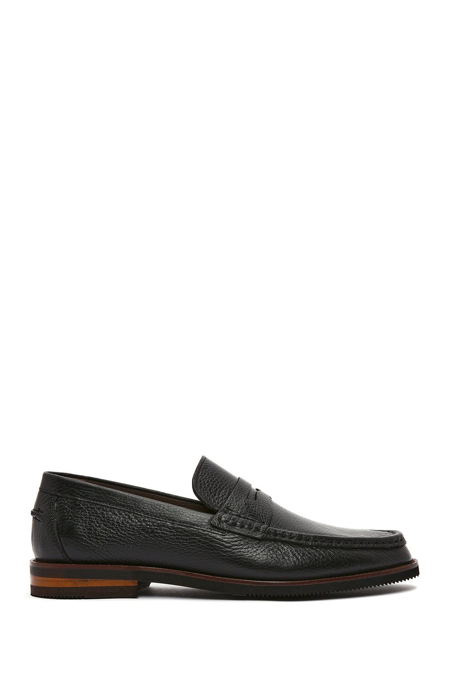 
Men's Black Leather Classic Loafer
 25SFD6704FT | Derimod