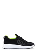 Men's Black Thick Soled Sneaker | Derimod