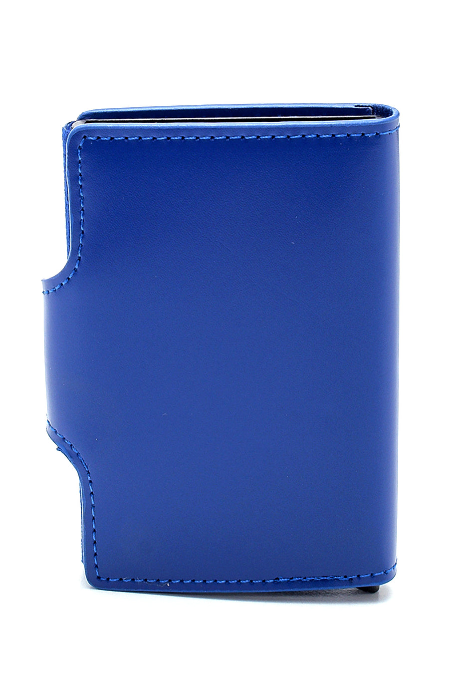 Women's Blue Leather Card Holder