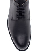 Men's Black Leather Classic Shoes | Derimod