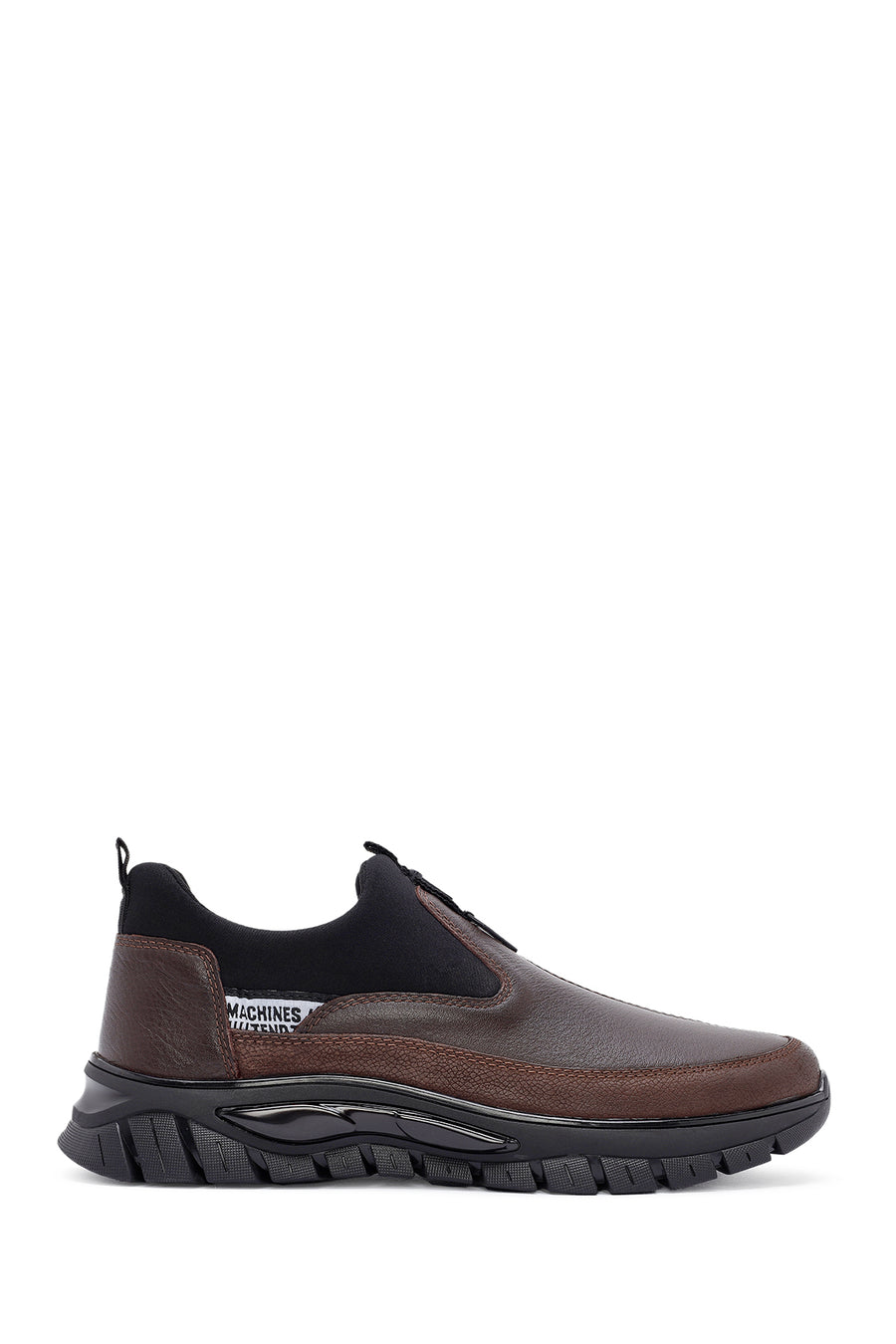 Men's Brown Leather Comfort Loafer 24WFD650718 | Derimod