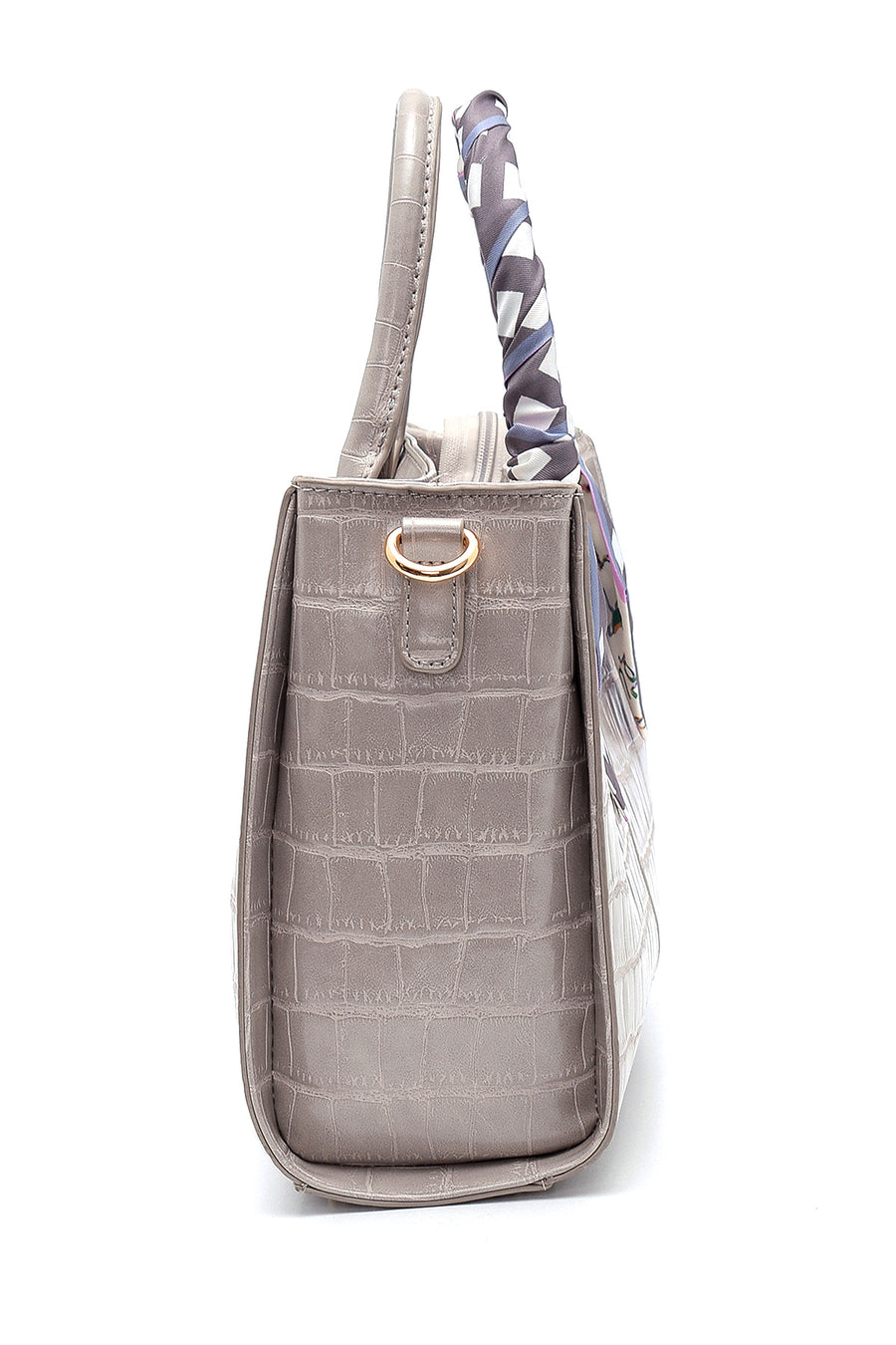 Women's Crocodile Patterned Shoulder Bag