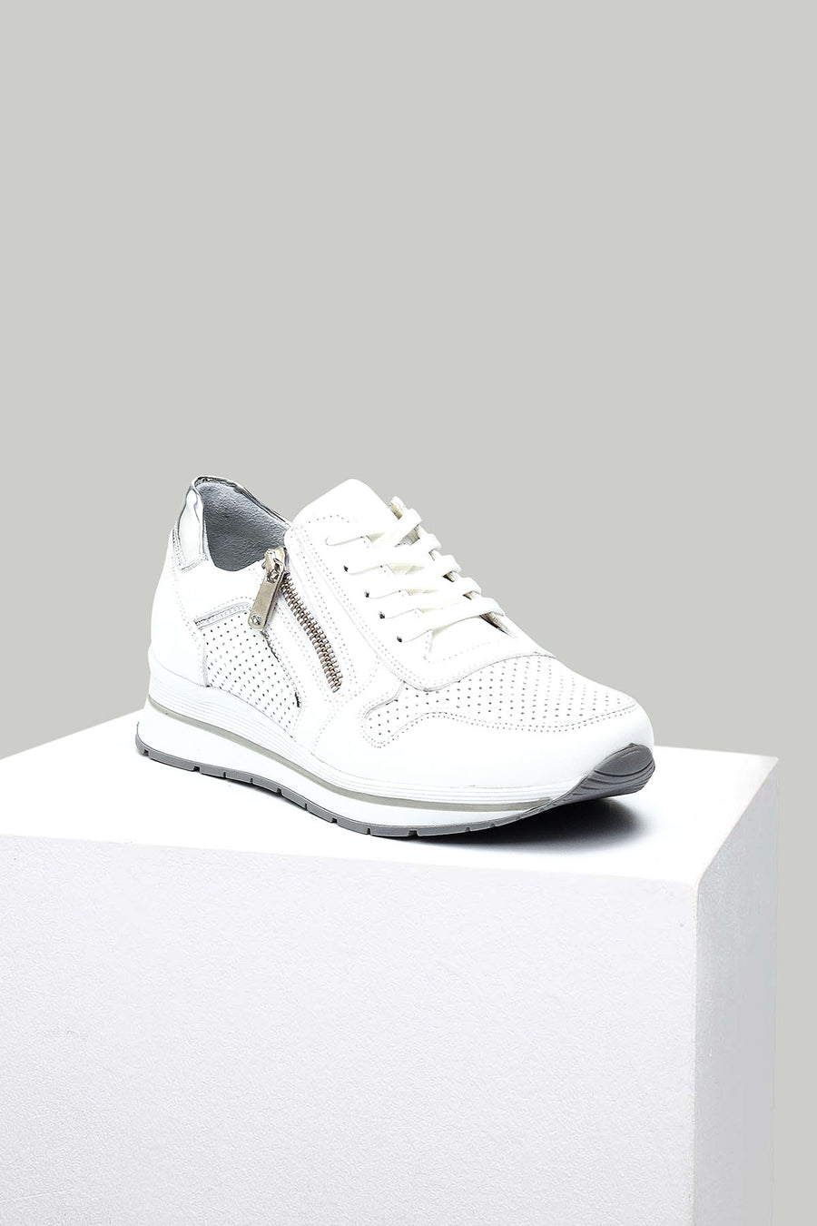 Yüksek Topuklu Kadın Deri Sneaker 18SFD174218 | Derimod