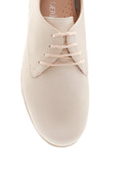 Women's Beige Leather Comfort Shoes | Derimod