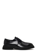 Male Black Lace-Up Leather Casual Shoes | Derimod