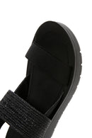 Women's Black Thick Soled Sandals | Derimod