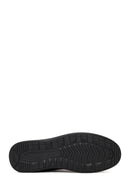 Male Black Zip Closure Leather Boots | Derimod