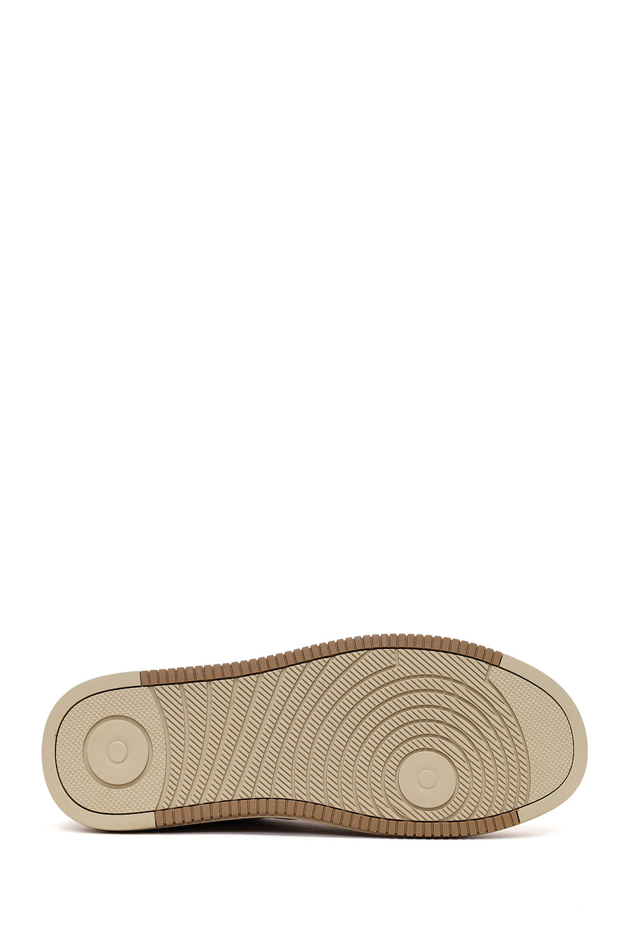 Male Beige Lace-Up Suede Leather Loafer