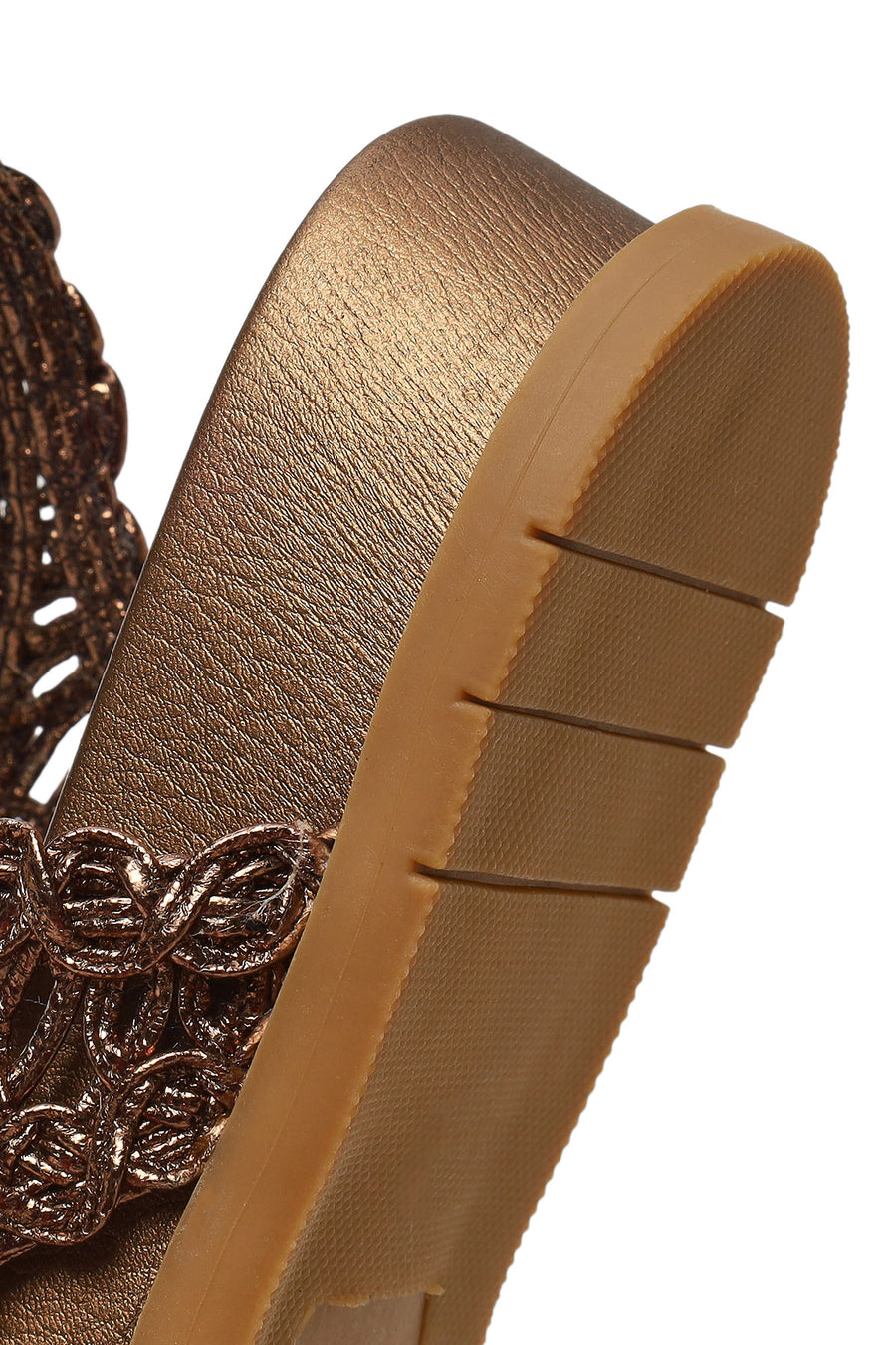 Woman Bronze Metallic Sandal