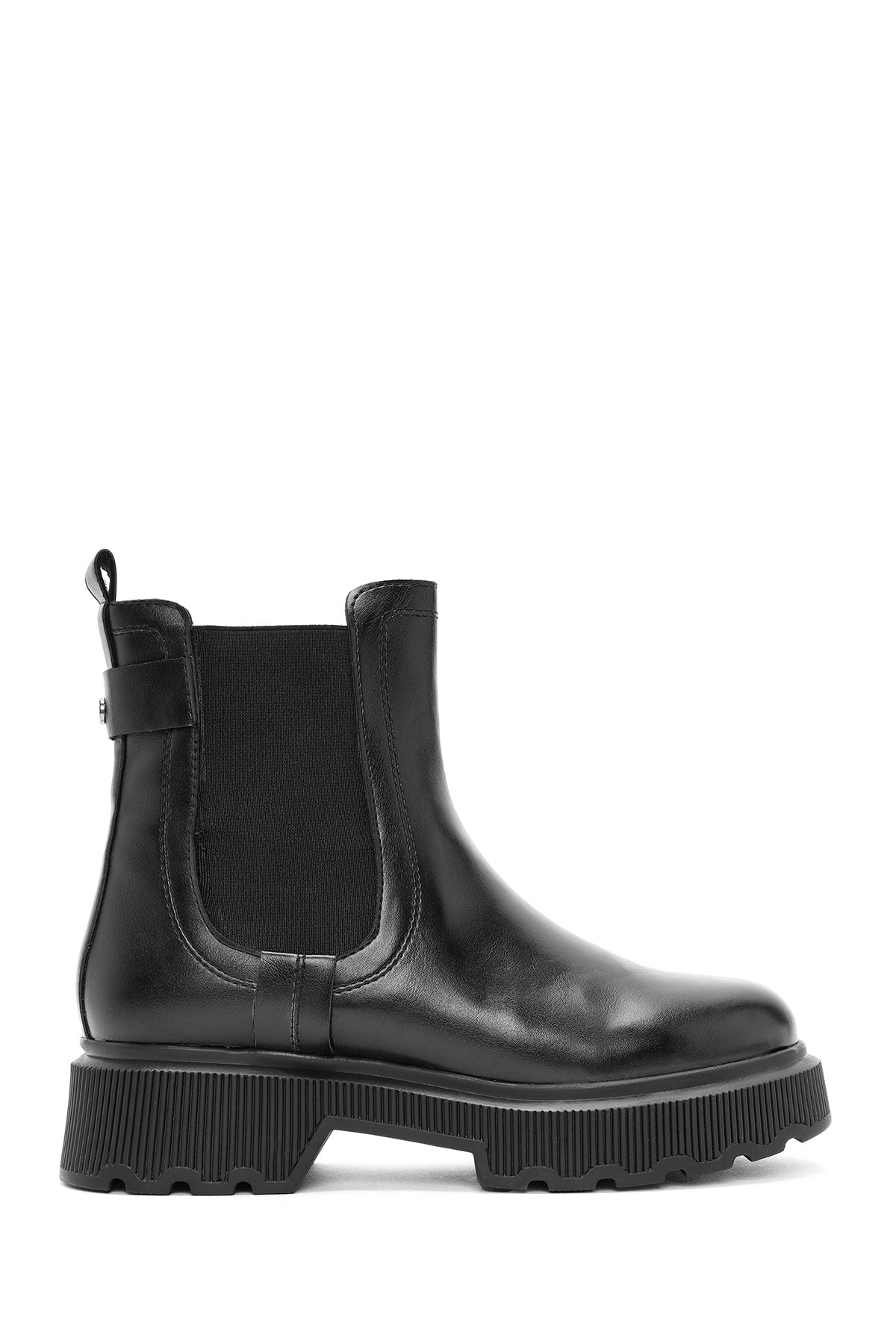 Women's Black Thick Soled Chelsea Boots 23WFE250218 | Derimod