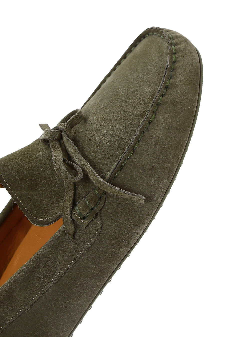 Men's Khaki Suede Leather Casual Loafer