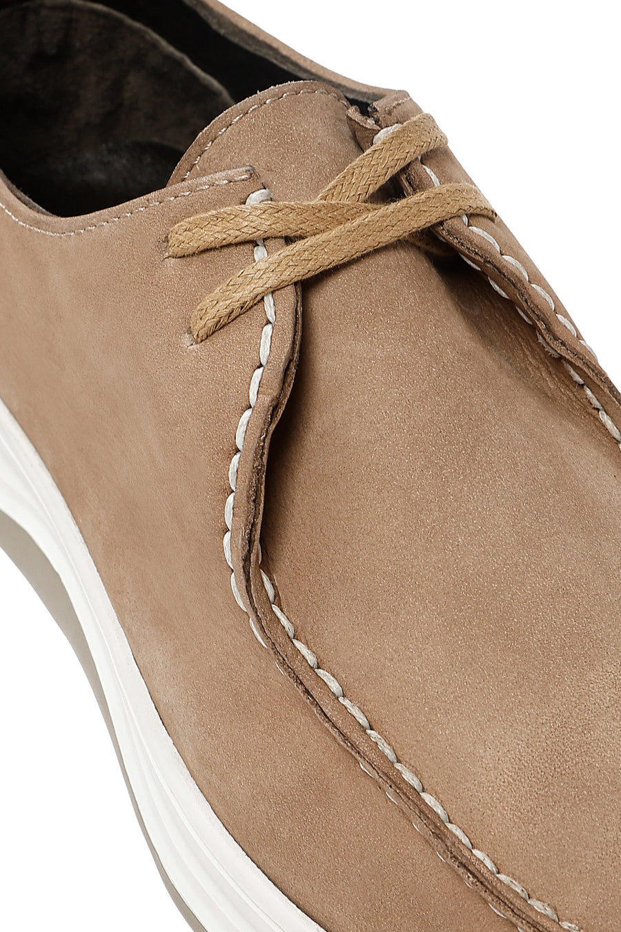 Men's Mink Lace-Up Nubuck Leather Comfort Shoes