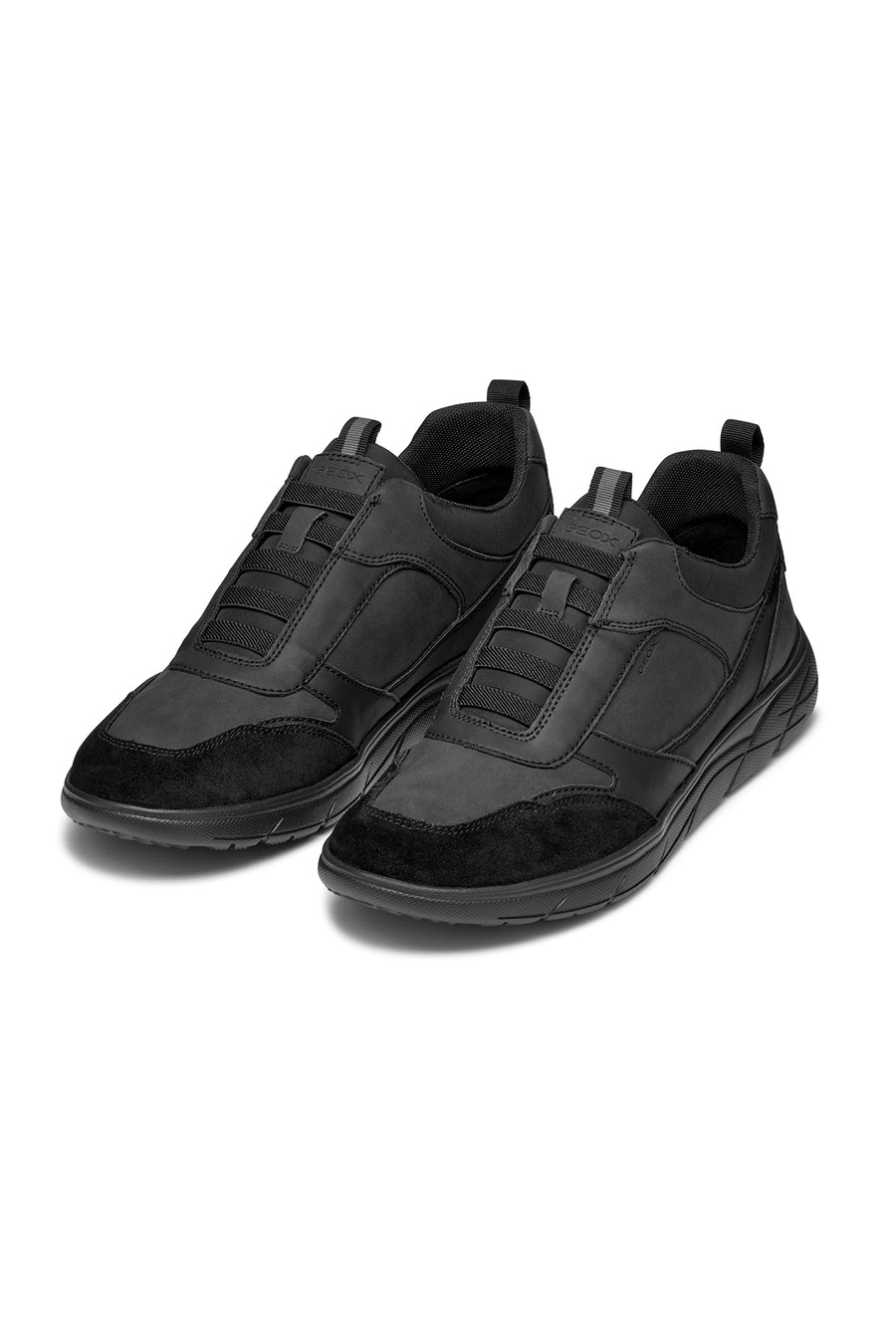Geox Men's Black Portello Sneakers
