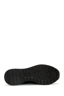 Women's Leather High Sole Sneaker | Derimod