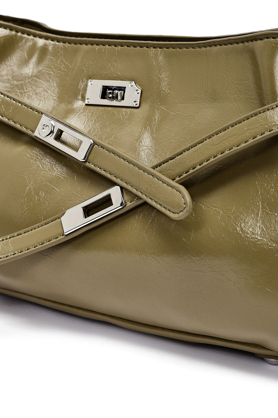Women's Green Shoulder Bag