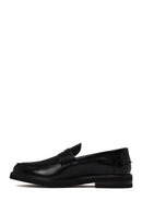 Erkek Siyah Deri Casual Loafer | Derimod
