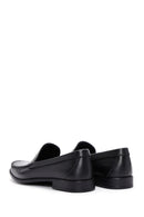 Men's Black Leather Casual Loafer | Derimod